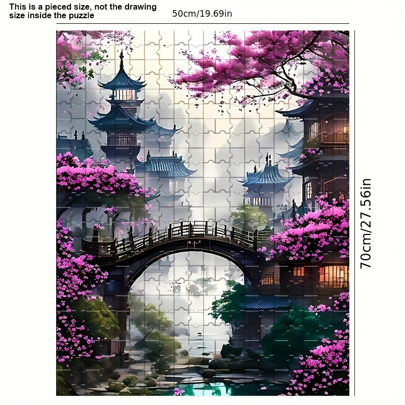 1 Box of 1000pcs Puzzle 50*70cm\u002F19.7*27.6inch, Adult Puzzle Large Size Puzzle Gift DIY Making Fun Suitable for Home Living Room Office Decoration No Frame, Christmas Halloween Mother's Day New Year Easter Gift DIY Mosaic Making