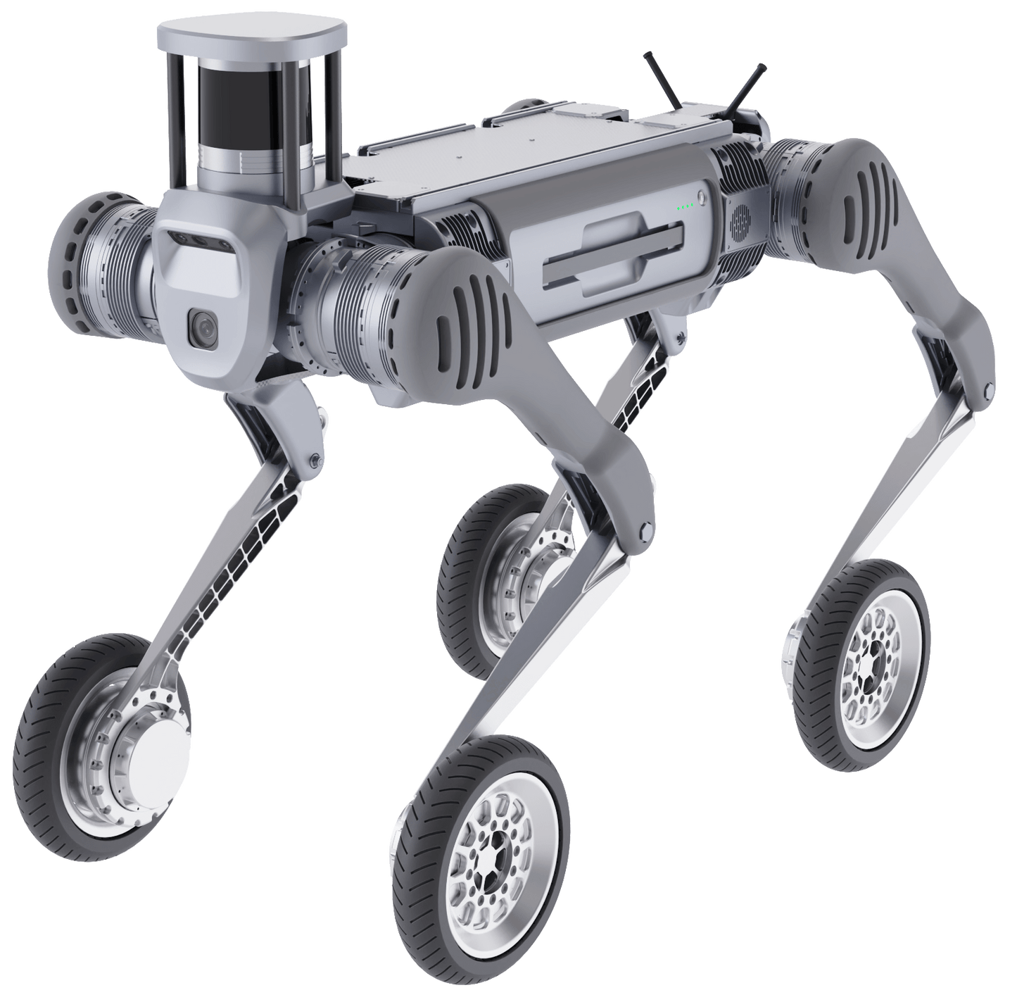 Unitree B2-W Industrial Quadruped Robotic Dog with LiDAR and Wheels