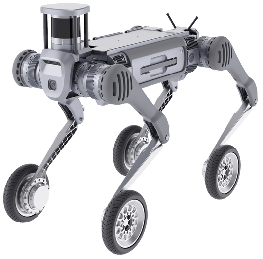 Unitree B2-W Industrial Quadruped Robotic Dog with LiDAR and Wheels