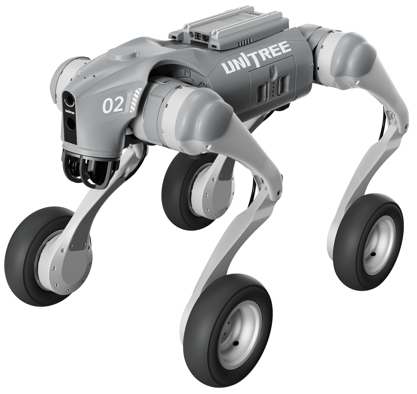 Unitree Go2-W AI Quadruped Robot Dog with Wheels