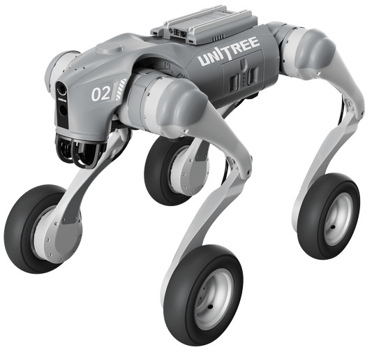 Unitree Go2-W AI Quadruped Robot Dog with Wheels